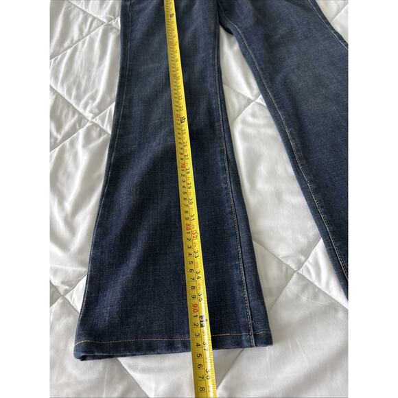 Gap Women Maternity Denim Blue Jeans Size 1 Reg Long and Lean - Picture 2 of 6